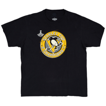 2017 Pittsburgh Penguins Champions de la Coupe Stanley T-shirt Fanatics - 9/10 - (XL)