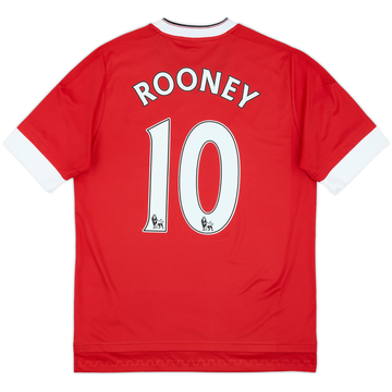 2015-16 Manchester United Maillot domicile Rooney #10 - 9/10 - (XL.Boys)