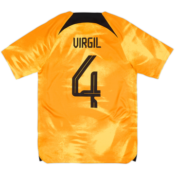 Maillot domicile Pays-Bas 2022-23 Virgil #4