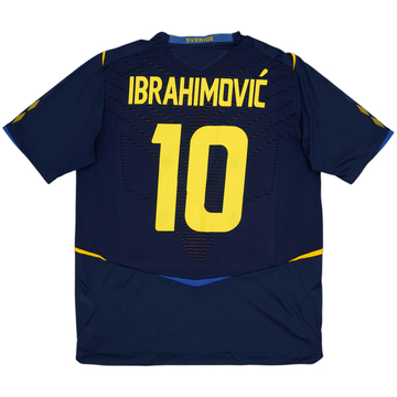2008-10 Sweden Maillot extérieur Ibrahimovic #10 - 8/10 - (XL)