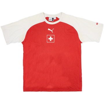 T-shirt en coton Puma Suisse 2002 - 7/10 - (M)