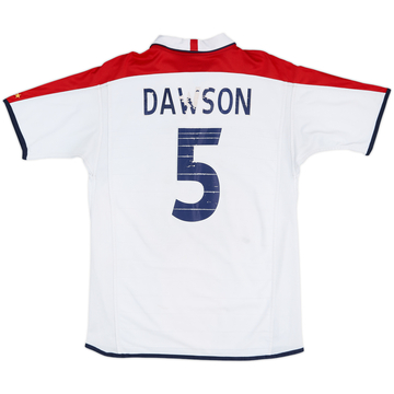 2003-05 England Maillot domicile Dawson #5 - 4/10 - (M)