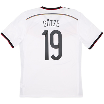 2014-15 Germany Maillot Domicile Authentique Gotze #19 - 8/10 - (XL)