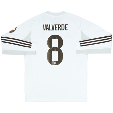 2025-26 Real Madrid Maillot Domicile Manches Longues Valverde #8