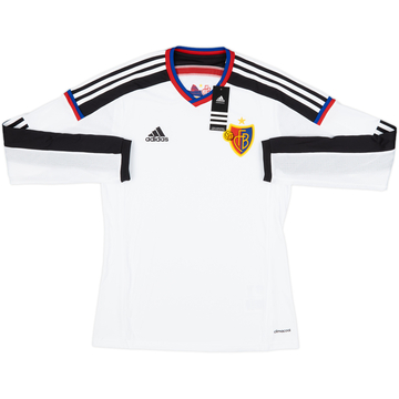 2014-15 FC Basel maillot extérieur version joueur manches longues (S)