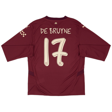 2024-25 Manchester City Maillot Third ML De Bruyne #17