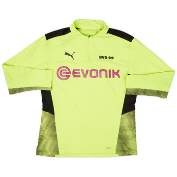 2021-22 Borussia Dortmund Puma Haut d'entraînement 1/4 zip - 5/10 - (L)