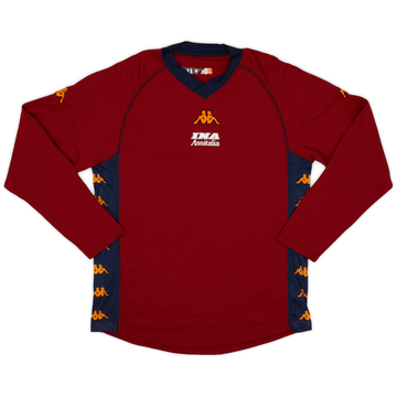Maillot d'entraînement manches longues Roma Kappa 2000-01 - 8/10 - (XXL)