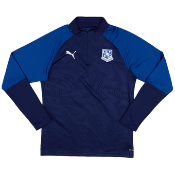 2019-20 Tranmere Rovers Puma 1/4 Zip Haut d'entraînement - 8/10 - (S)
