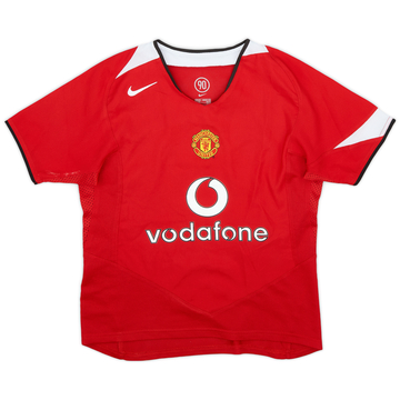 2004-06 Manchester United Maillot Domicile - 8/10 - (XS Femme)