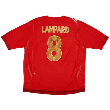 2006-08 England Maillot extérieur Lampard #8 - 6/10 - (XXL)