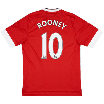 2015-16 Manchester United Home Shirt Rooney #10