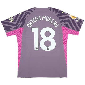 2023-24 Manchester City Maillot GK Match Issue Ortega Moreno #18
