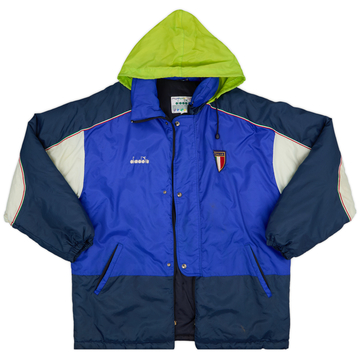 1990 Italy Diadora Manteau de banc rembourré - 3/10 - (XL)