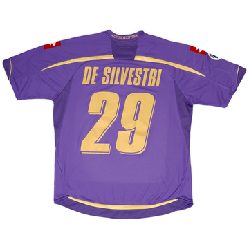 Maillot de match domicile Fiorentina 2009-10 Coppa Italia De Silvestri #29