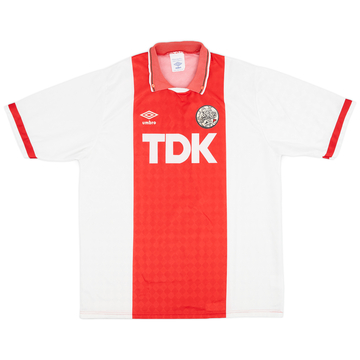 Maillot domicile Ajax 1989-91 - 8/10 - (L)