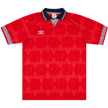 1990-92 England Maillot extérieur de match B #10 (Stewart)