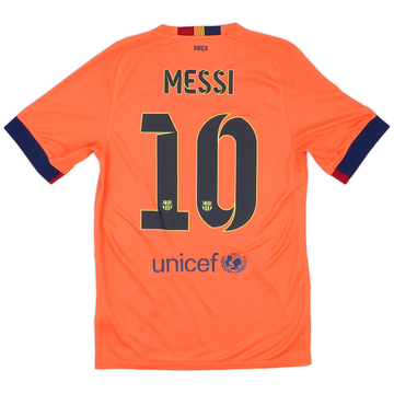 2014-15 Barcelona Maillot extérieur Messi #10 - 9/10 - (S)
