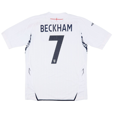 2007-09 England Maillot Domicile Beckham #7 - 8/10 - (S)