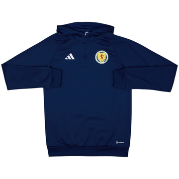 2023-24 Scotland adidas Haut à capuche 1/4 zip - 7/10 - (S)