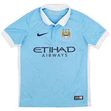 2015-16 Manchester City Maillot domicile - 5/10 - (S.Boys)