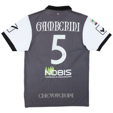 2014-15 Chievo Verona Maillot de match extérieur Gamberini #5