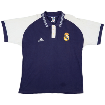 1998-00 Real Madrid adidas Polo - 6/10 - (XL)