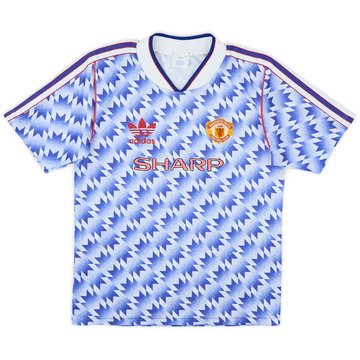 1990-92 Manchester United Maillot Extérieur - 7/10 - (M.Boys)