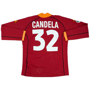2001-02 Roma Maillot Domicile ML de match Candela #32