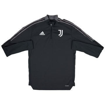 2021-22 Juventus adidas Haut d'entraînement 1/4 Zip - 10/10 - (M)