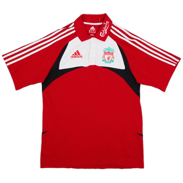 2007-08 Liverpool adidas Polo - 7/10 - (S)