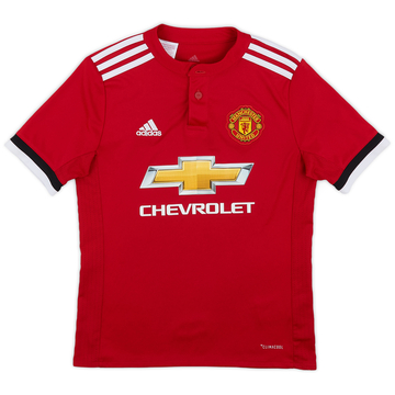 2017-18 Manchester United Maillot domicile - 9/10 - (M.Boys)
