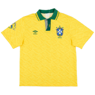 1991-93 Brazil Maillot domicile - 7/10 - (L)