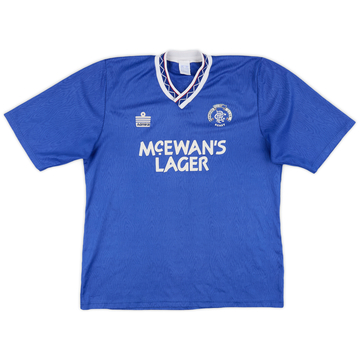 1990-92 Rangers Maillot domicile - 8/10 - (L)