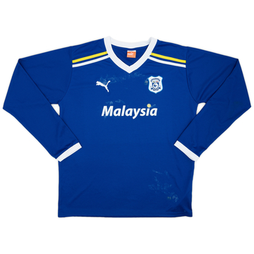2011-12 Cardiff Maillot Domicile ML - 4/10 - (XL)