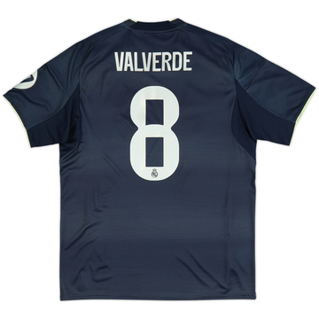 2025-26 Real Madrid Maillot extérieur Valverde #8