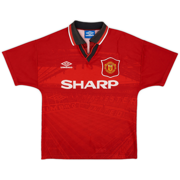1994-96 Maillot Domicile Manchester United - 7/10 - (Y)