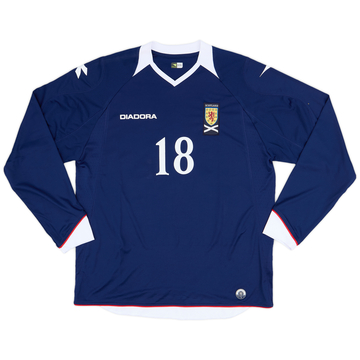 2008-09 Scotland Maillot Domicile ML #18 - 9/10 - (XXL)