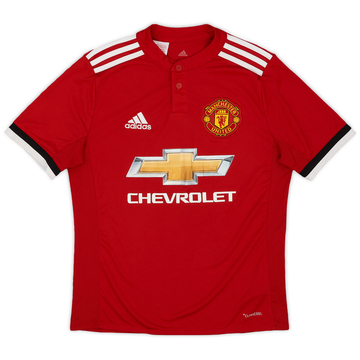 2017-18 Manchester United Maillot domicile - 8/10 - (L.Boys)