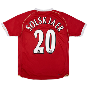 2006-07 Manchester United Maillot domicile Solskjaer #20 - 5/10 - (L)