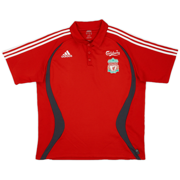 2006-07 Liverpool adidas Polo - 9/10 - (L/XL)