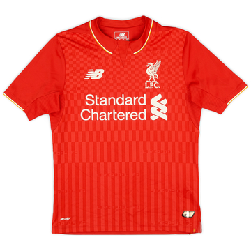 2015-16 Liverpool Maillot domicile - 8/10 - (Garçon S)