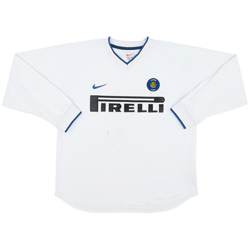 1999-00 Inter Milan Maillot de match Extérieur ML #5