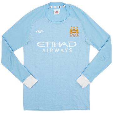 2010-11 Manchester City Maillot domicile manches longues - 4/10 - (XL.Boys)