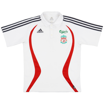2006-07 Liverpool adidas Polo - 8/10 - (S/M)