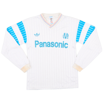 1990-91 Olympique Marseille Maillot domicile manches longues - 7/10 - (XS)