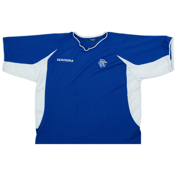 2003-04 Rangers Diadora Maillot d'entraînement - 7/10 - (XL)