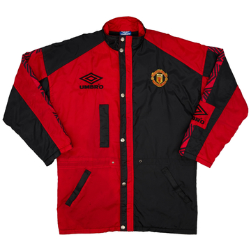 1995-96 Manchester United Umbro Doudoune de banc rembourrée - 6/10 - (M)