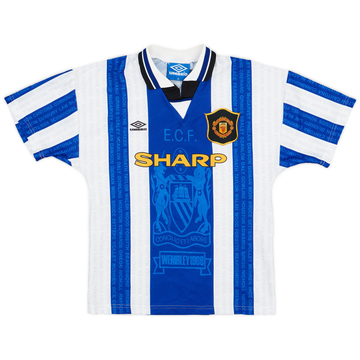 1994-96 Manchester United Maillot Third - 8/10 - (L.Boys)