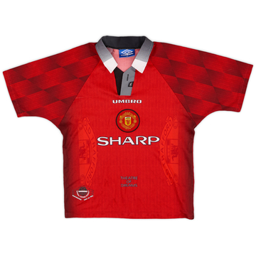 1996-98 Manchester United Maillot domicile - 6/10 - (L.Boys)